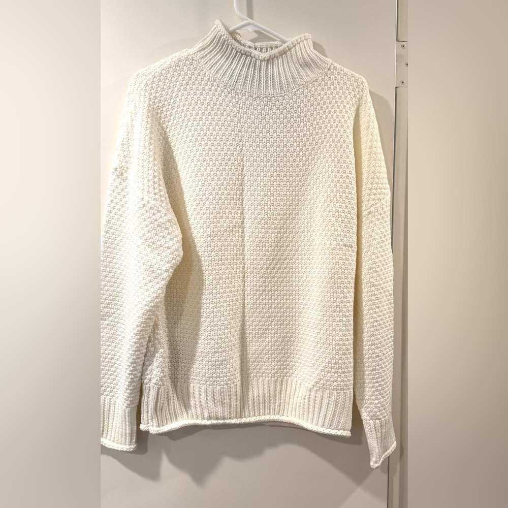 🧣👑ZESICA Turtleneck Batwing Sleeve Loose Oversized Chunky Knitted Pullover👑🧣 - Picture 13 of 14